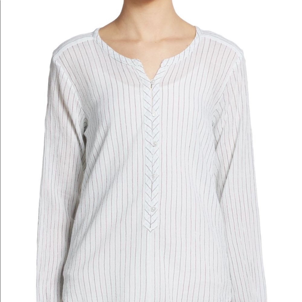 Calypso St. Barth Striped Blouse